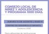 Se realizará un nuevo encuentro del Consejo Local de Niñez y Adolescencia y del Programa 1000 Días