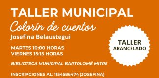 Taller municipal “Colorín de Cuentos”: una propuesta para disfrutar de la lectura y la creatividad