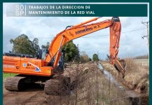 Continúan los trabajos de mantenimiento en caminos rurales y urbanos de Saladillo