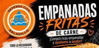 Defensa Civil Saladillo organiza una venta de empanadas para comprar una embarcación