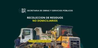 Saladillo Norte: el martes 18 habrá recolección de residuos no domiciliarios