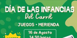 Del Carril celebra el Día de las Infancias con juegos, merienda y sorteos
