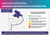 Defensa Civil difundió el panorama meteorológico para los próximos días
