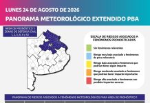Defensa Civil difundió el panorama meteorológico para los próximos días