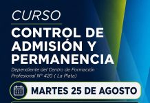 Entregarán certificados y comenzará una nueva edición del curso de Controlador de Admisión y Permanencia