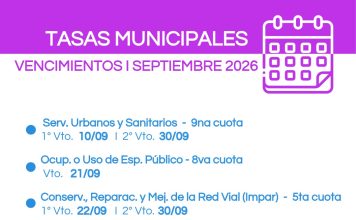 Vencimientos de septiembre: fechas importantes para contribuyentes