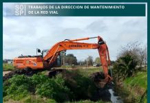 La Dirección de Mantenimiento de la Red Vial realiza trabajos en caminos rurales y urbanos