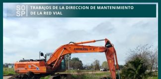 La Dirección de Mantenimiento de la Red Vial realiza trabajos en caminos rurales y urbanos