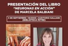 Presentarán el libro “Neuronas en acción” de Marcela Balbiani en Saladillo