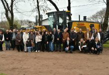 Polvaredas recibió una nueva motoniveladora para fortalecer los trabajos de la Delegación