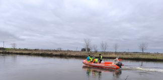 Continúa el intenso operativo de búsqueda de una persona desaparecida en la zona del Arroyo Saladillo