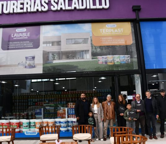 Pinturería Saladillo inauguró una nueva sucursal en City Bell