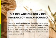 Saladillo homenajeará a agricultores y productores agropecuarios en su día