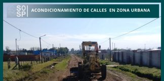 Realizan trabajos de acondicionamiento de calles en distintos puntos de la ciudad