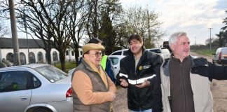 Construyen un nuevo reductor de velocidad en el Acceso Néstor Kirchner