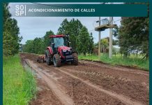 Avanzan los trabajos de acondicionamiento de calles en Saladillo