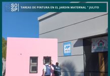 Realizaron trabajos de pintura en el Jardín Maternal “Julito”
