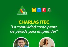 ITEC presenta una nueva edición de “Charlas ITEC” sobre creatividad y emprendedurismo