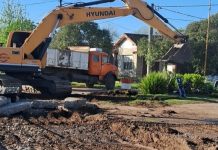 Continúan los trabajos de repavimentación de la avenida Frocham