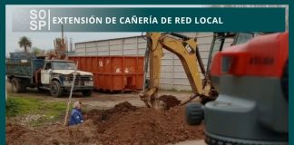 Realizan una extensión de la red de agua para vecinos de calle Peña