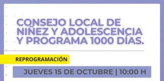 Nueva reunión del Consejo Local de Niñez y Adolescencia y del Programa 1000 Días
