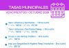 La Municipalidad informó los vencimientos de tasas correspondientes a octubre