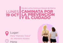 Saladillo realizará una caminata para concientizar sobre la prevención del cáncer de mama