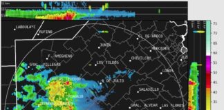 Continúan las lluvias en el noroeste bonaerense y no se descartan chaparrones intensos
