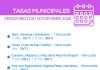 La Municipalidad informó los vencimientos de tasas y contribuciones de noviembre