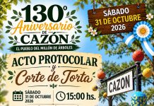 Cazón se prepara para celebrar su 130° aniversario