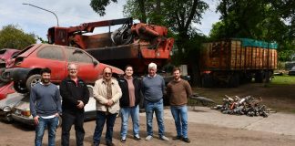 Realizan un nuevo operativo de compactación de vehículos en el corralón municipal